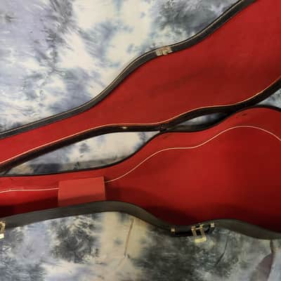 Vintage 1963 Regal by Harmony Stella 3/4 Size Parlor Guitar Faux Tiger Stripe Neck Reset Pro Setup New Strings Original Soft Shell Case image 14