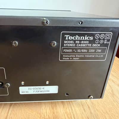 Technics RS-B565 Direct Drive Cassette Deck – Dolby B/C HX Pro – Made in Japan image 6