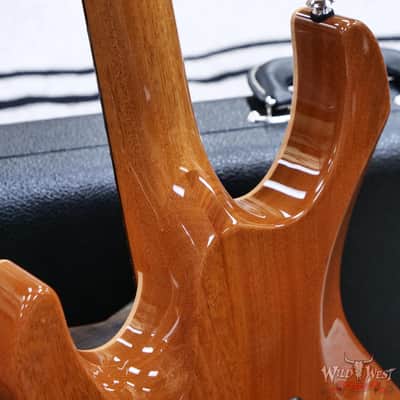 Suhr Custom Set Neck Modern HSS Flame Maple Top SSCII System Blower Switch 24 Stainless Steel Jumbo Frets Trans Purple 6.95 LBS image 11