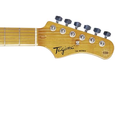 Tagima TG-530 Woodstock Series Strat Style Electric Guitar - Black image 3