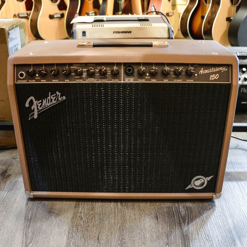 Fender Acoustasonic 150 2-Channel 150-Watt 2x8" Acoustic Guitar Amp - Brown image 1