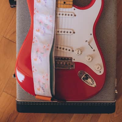 Mr.Strapsky Pastel Roses (Mint) Guitar Strap image 5