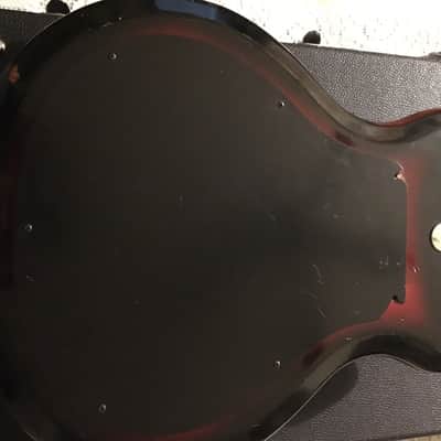 Vintage 1960 Airline Pocket Bass Sunburst image 8
