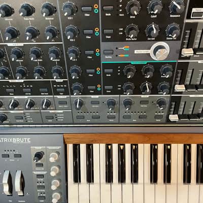 Arturia MatrixBrute 49-Key Analog Synthesizer + Flight Case (Timber Sides) image 8