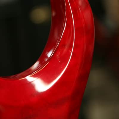 Ibanez BTB400QM - 2003 - Transparent Red - Made in Korea image 24