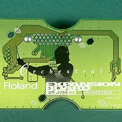 Roland SR-JV80-02 Orchestral Expansion Board  1990s - Green XP 30 50 60 80 JV 1080 2080 3080