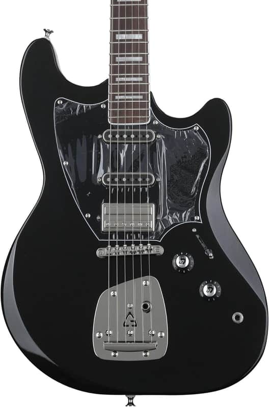 Guild Surfliner Deluxe Solidbody Electric Guitar - Black Metallic image 1