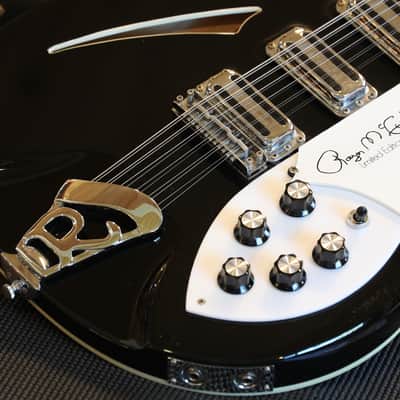 1998 Rickenbacker 370/12RM Roger McGuin Limited Edition 12-String Electric Guitar Jetglo + OHSC image 5