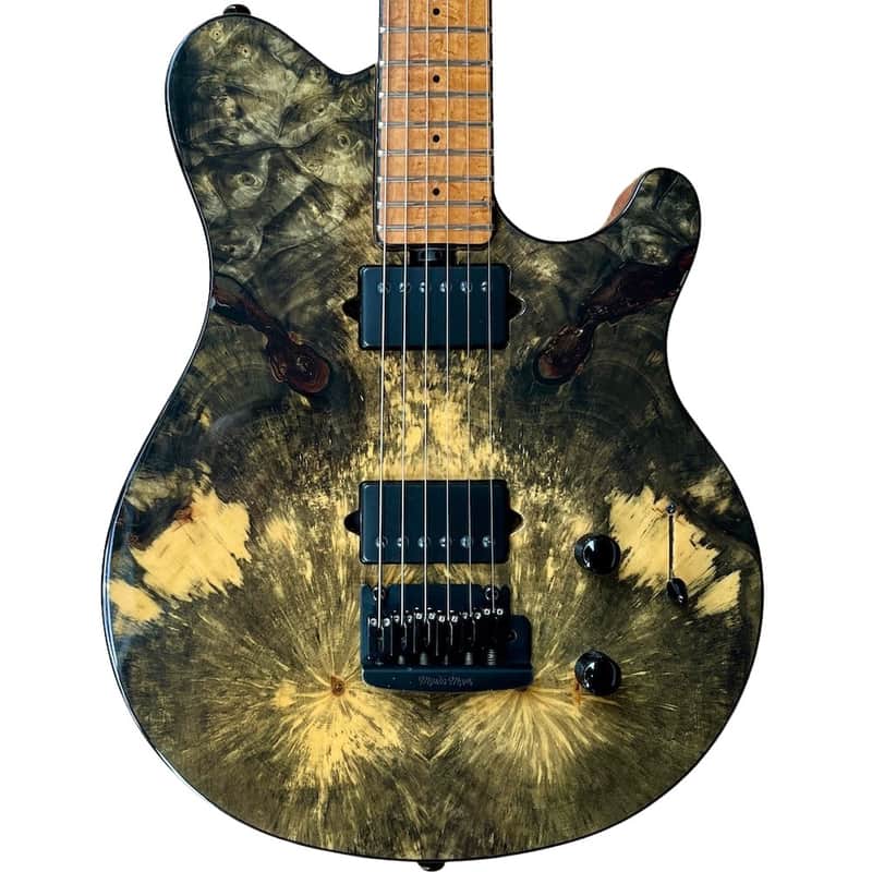 Ernie Ball Music Man BFR Axis Super Sport 2018 Buckeye Burl image 1