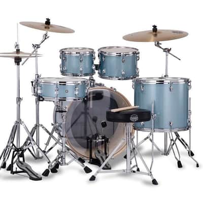 Mapex Venus 5 Piece Drum Kit | Aqua Blue Sparkle image 2