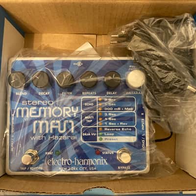 Electro-Harmonix Stereo Memory Man With Hazarai Digital Delay / Looper 2007 - Present - Blue image 6