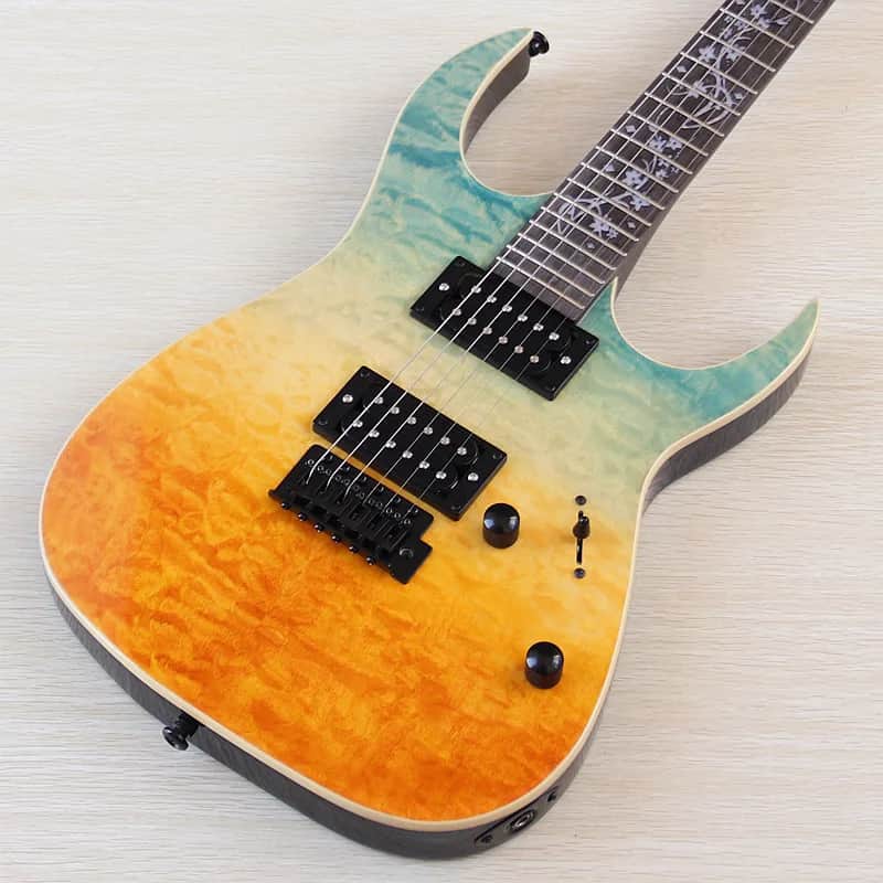 Custom HH Finish Guitar, Quilted Maple Top Basswood Body image 1