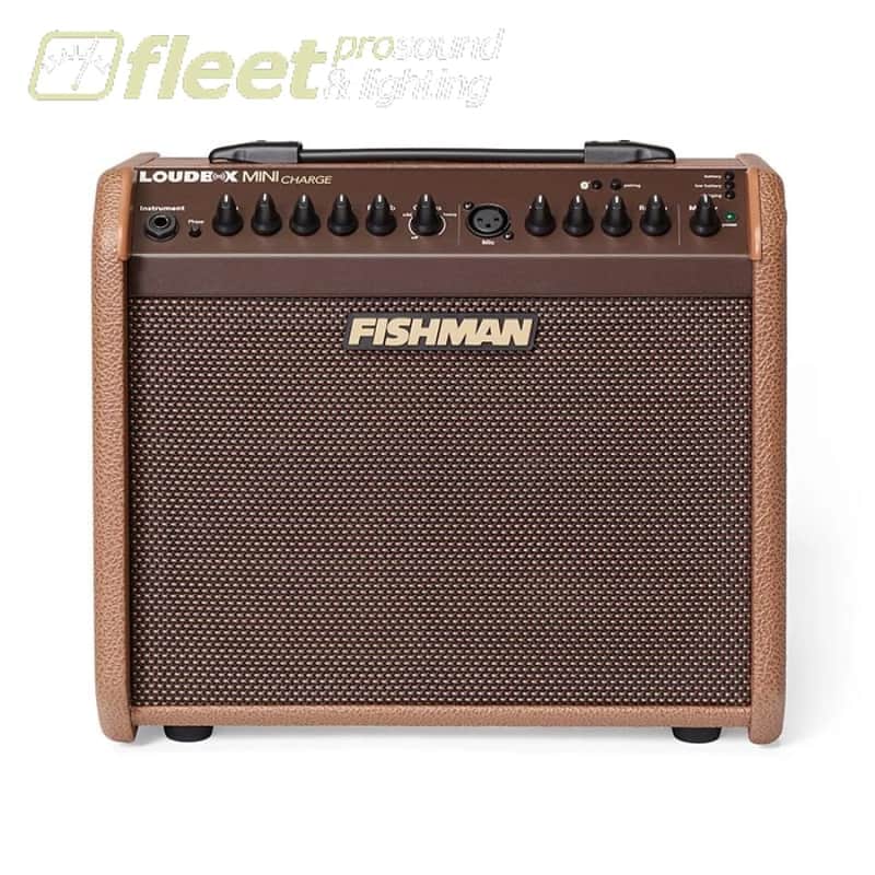 Fishman Loudbox Mini Charge 60-Watt 1x6.5" Battery Powered Acoustic Guitar Combo  - Brown - PRO-LBC-500 image 1