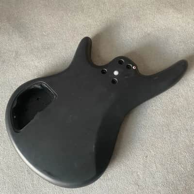 Matte Black 4/5 String Bass Basswood Body image 7