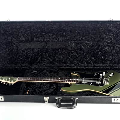 Tuttle Tuned S Star Lime Racing Stripe Guitar #719 image 5