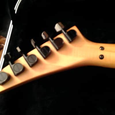 1980,s-86 Kramer Super Strat Style Elect,Guitar/ Metal Grey Metalic Gloss Map-le/Floyd+Hsc/Japan,Ex. image 10