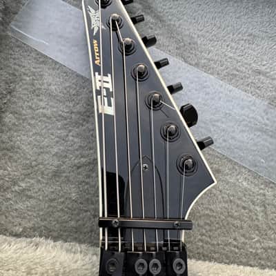 ESP E-II Arrow-7 Baby Metal 2017 - 2018 - Black with Red Bevels image 3