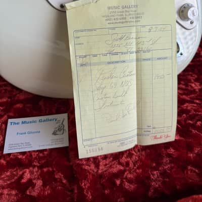 Fender 1969 Stratocaster NOS 2004 - Olympic White image 8