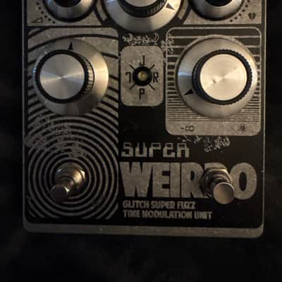 Glitch Super Weirdo Fuzz Pedal 2014 - Silver and Black image 1