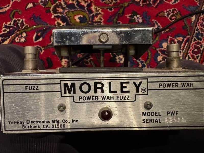 Morley Power Wah Fuzz PWF 1970s - Silver image 1