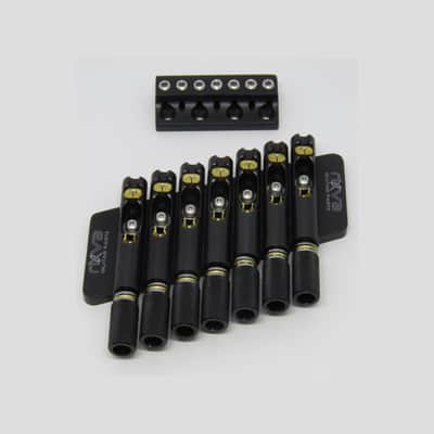Nova Guitar Parts 7-String Multi-Scale Headless Guitar Bridge image 2