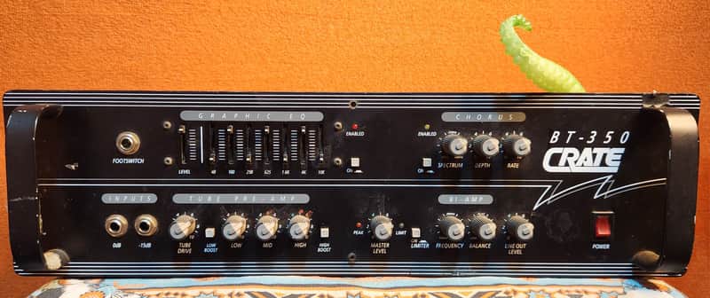Crate BT-350 Head w/ Tube Preamp & Built-in Chorus image 1