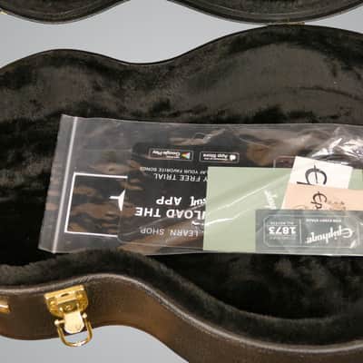 Epiphone DC PRO Double Cutaway Electric Guitar, Midnight Ebony, W/fitted hardshell case image 9
