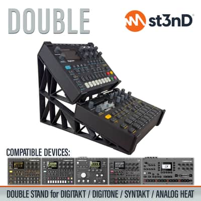 DOUBLE STAND for ELEKTRON Digitakt / Digitone / Syntakt / Analog Heat Mk1 & Mk2 / Octatrack Mk2