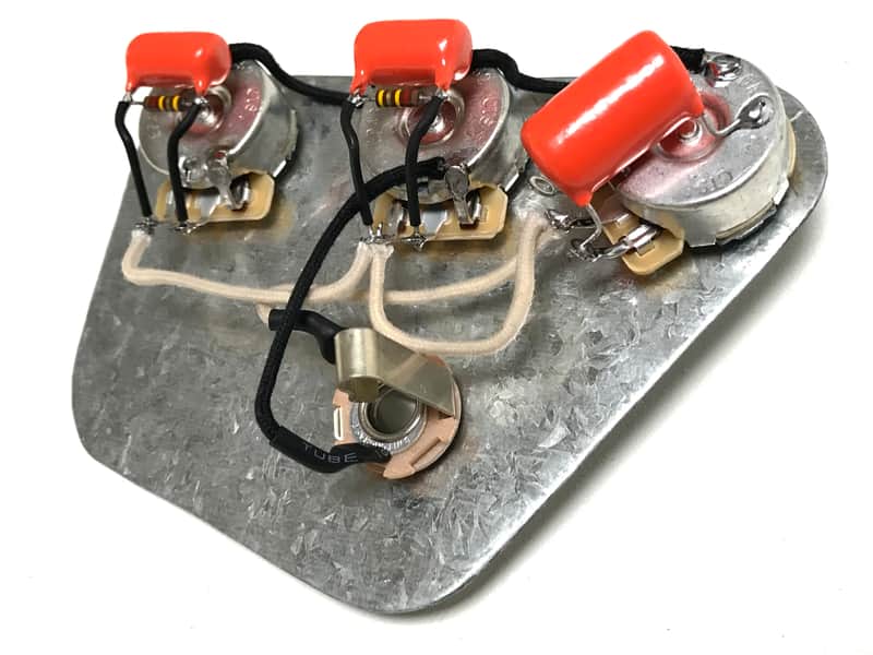 (Gibson) Thunderbird Bass Wiring Harness, Treble Bleed, No Load Tone, 50’s or Modern Wiring image 1