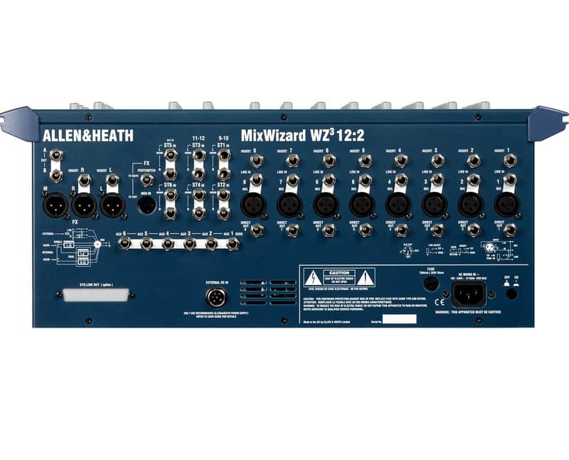 Allen & Heath MixWizard WZ3 12:2 12-Input Stereo Mixer image 3