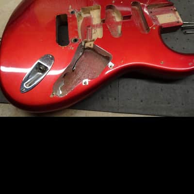 Fender Stratocaster 1988 -MIJ Japan-Floyd Rose ready- Candy Apple Red Metallic image 3