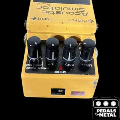 Boss AC-2 Acoustic Simulator (Silver Label) 1997 - 2006 - Yellow - X17181 image 3