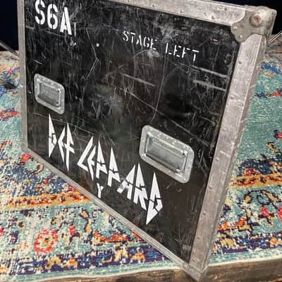 Def Leppard Logo, Tour Used Case Panel Wall Hanging "S6A" "Stage Left" (#23) image 6