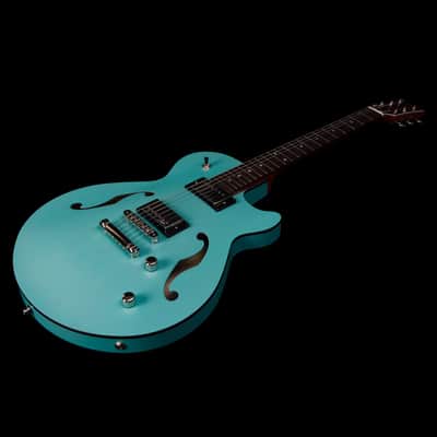 Godin (050215) Montreal Premiere HT Semi-hollow Electric Guitar - Laguna Blue (Open Box) image 5