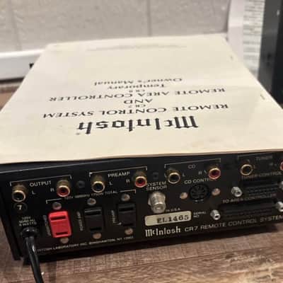 McIntosh CR12/CR7 Remote Control Sys/SPS-4 Speaker Selection/R606 Multiple Sensor Adapter- Audio/Video Multizone Control System-1980's image 9