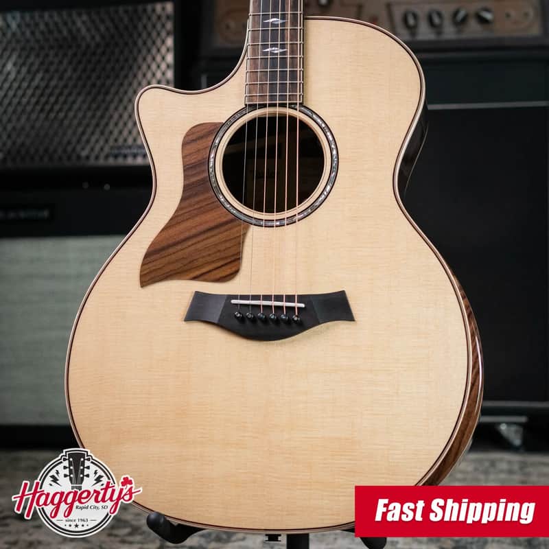 Taylor Next Generation 814ce Left-Handed Grand Auditorium Acoustic/Electric Guitar with Hardshell Case image 1