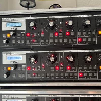 Moog Slim Phatty 2010s - Black + Rack Ears