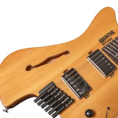 Bootlegger Guitar Jazz Absinthe 2025 Multi Scale Headless Gloss Honey image 4
