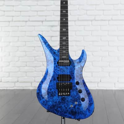 Schecter Avenger FR S Apocalypse Blue Reign 2022 - Blue image 10