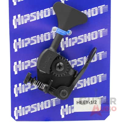 Hipshot HE6Y-1/2 Ultralite D-Tuner X-Tender 1/2 Bass, Black, 20665B image 2
