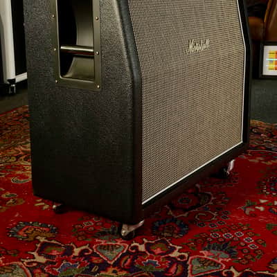 Marshall 1960AHW Handwired 120-Watt 4x12" Angled Guitar Speaker Cabinet 2009 - Black image 4