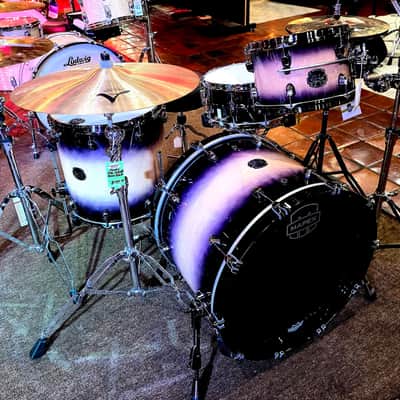 Mapex Saturn Evolution Hybrid Organic Rock 3PC Shell Pack - Exotic Violet Burst Lacquer image 8