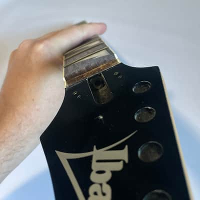 2000's Korean Ibanez RG320DXQM Wizard II 24 Fret Guitar Neck Floyd Ready (Locking Nut Crack) image 6