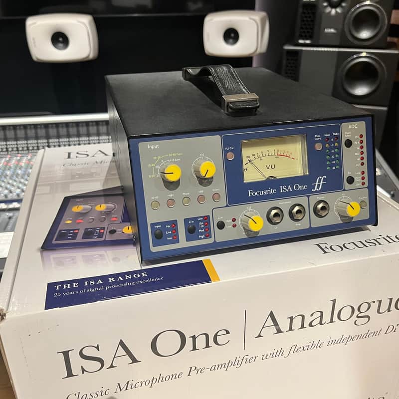 2008 – Present Focusrite ISA One Desktop Mic Preamp Blue