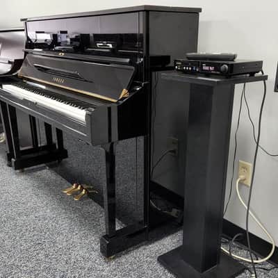 Yamaha MX-1 Disklavier Upright U1 Player Piano Mfg 1999 in Japan Polished Ebony Finish DKC-850 Box image 2
