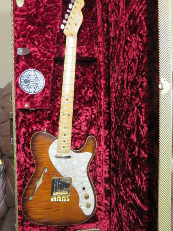 Fender American Select Telecaster Thinline 2013 - Violin Burst image 1