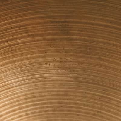1960s Zildjian A 20" Thin Ride Cymbal 1806g image 2