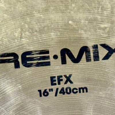 RARE!! (SMALL HAIRLINE CRACKS) 16” Zildjian EFX REMIX image 2