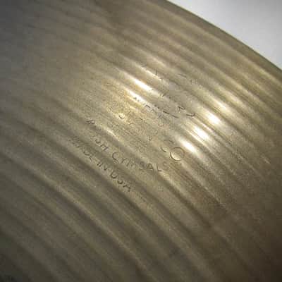 Zildjian Hi Hat Cymbals Beautiful Set of Two Circa-1970s-Gold image 10