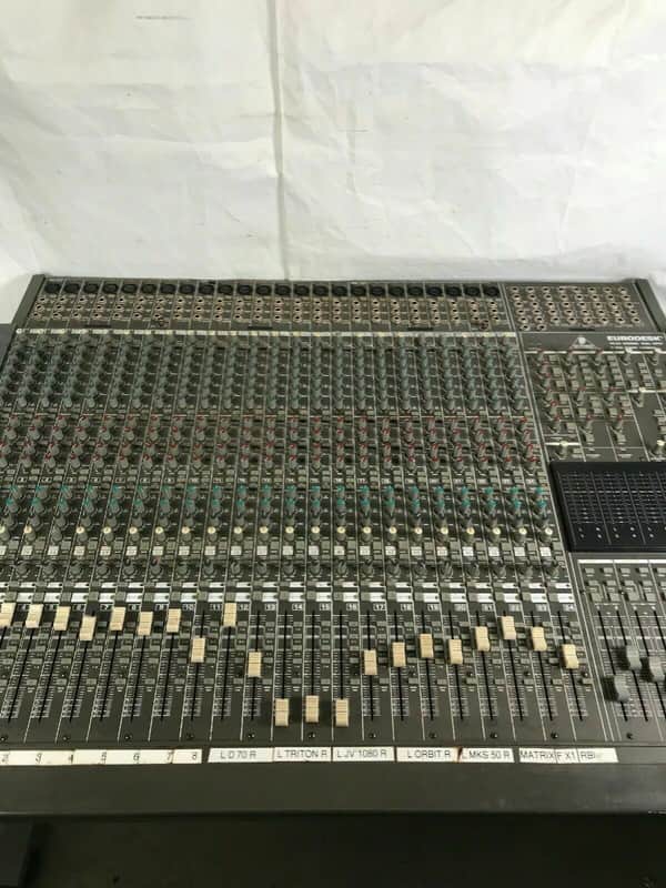 Behringer Eurodesk MX8000 48/24 Channel Dual Input 8-Bus Mixing Console image 1